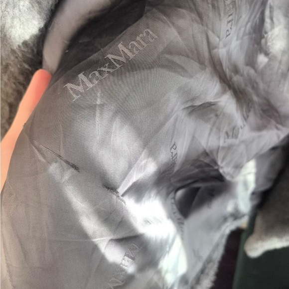 Authentic MaxMara Charcoal Teddy Jacket - Picture 5 of 7